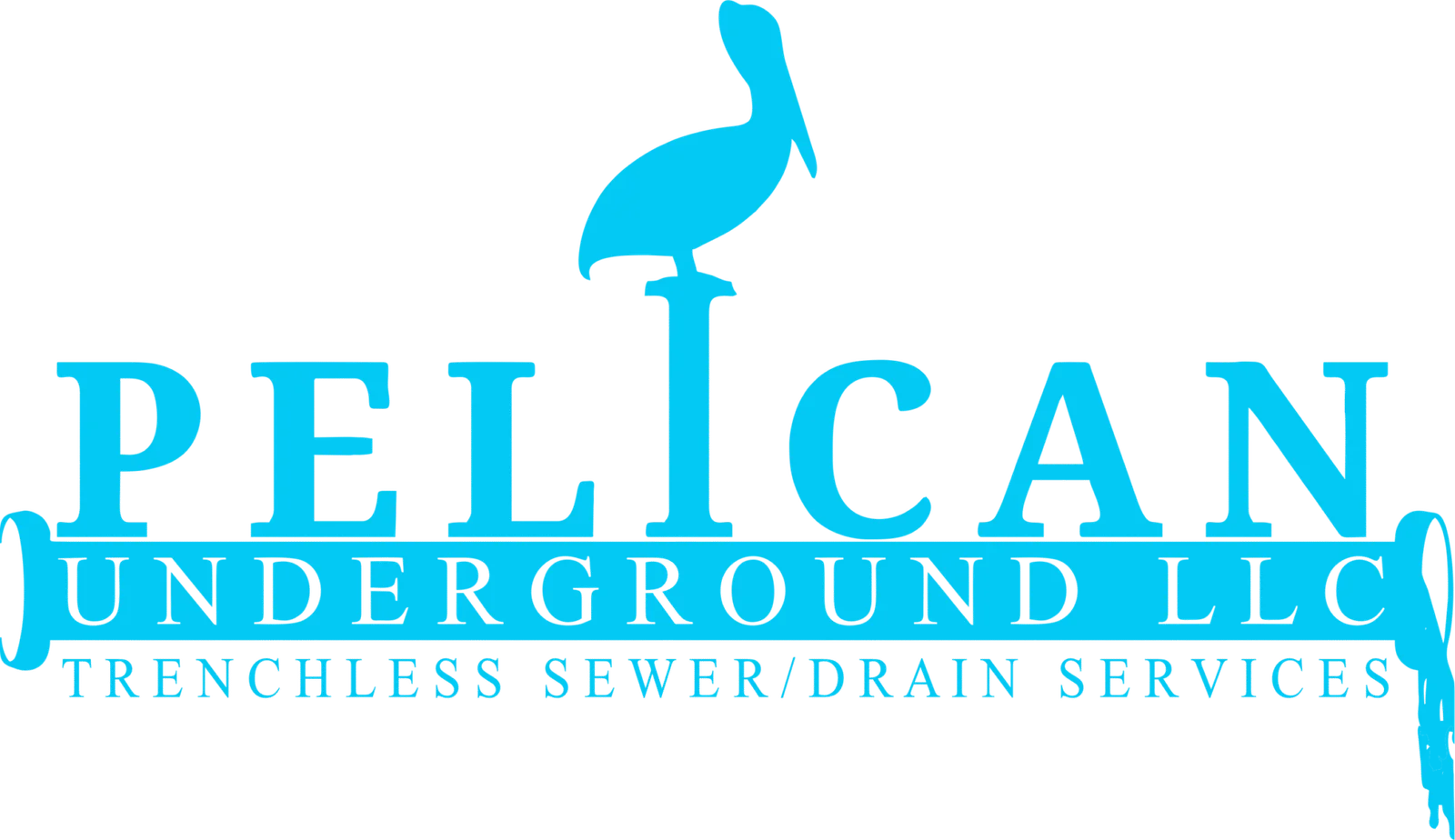 Pelican Underground LLC logo shows trust in sewer and drain repairs, ideal for homes needing pipelining and pipe fixes.