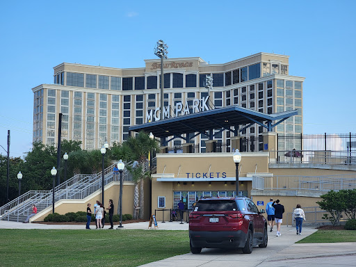 People at MGM Park show how Pelican Underground Llc could easily upgrade pipes in busy public places.