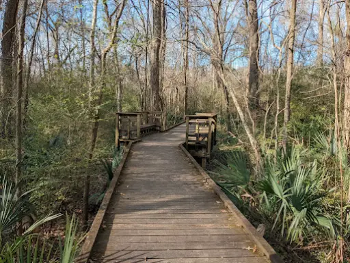 Pelican Underground LLC works carefully, making repairs with little impact on nature, like a boardwalk through the woods.