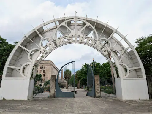 Pelican Underground LLC helps repair pipes with easy access, much like an open entryway leading into a well-kept campus.