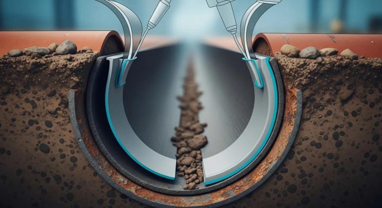 Pelican Underground LLC repairs cracked pipes underground by inserting and sealing a new lining to prevent leaks.