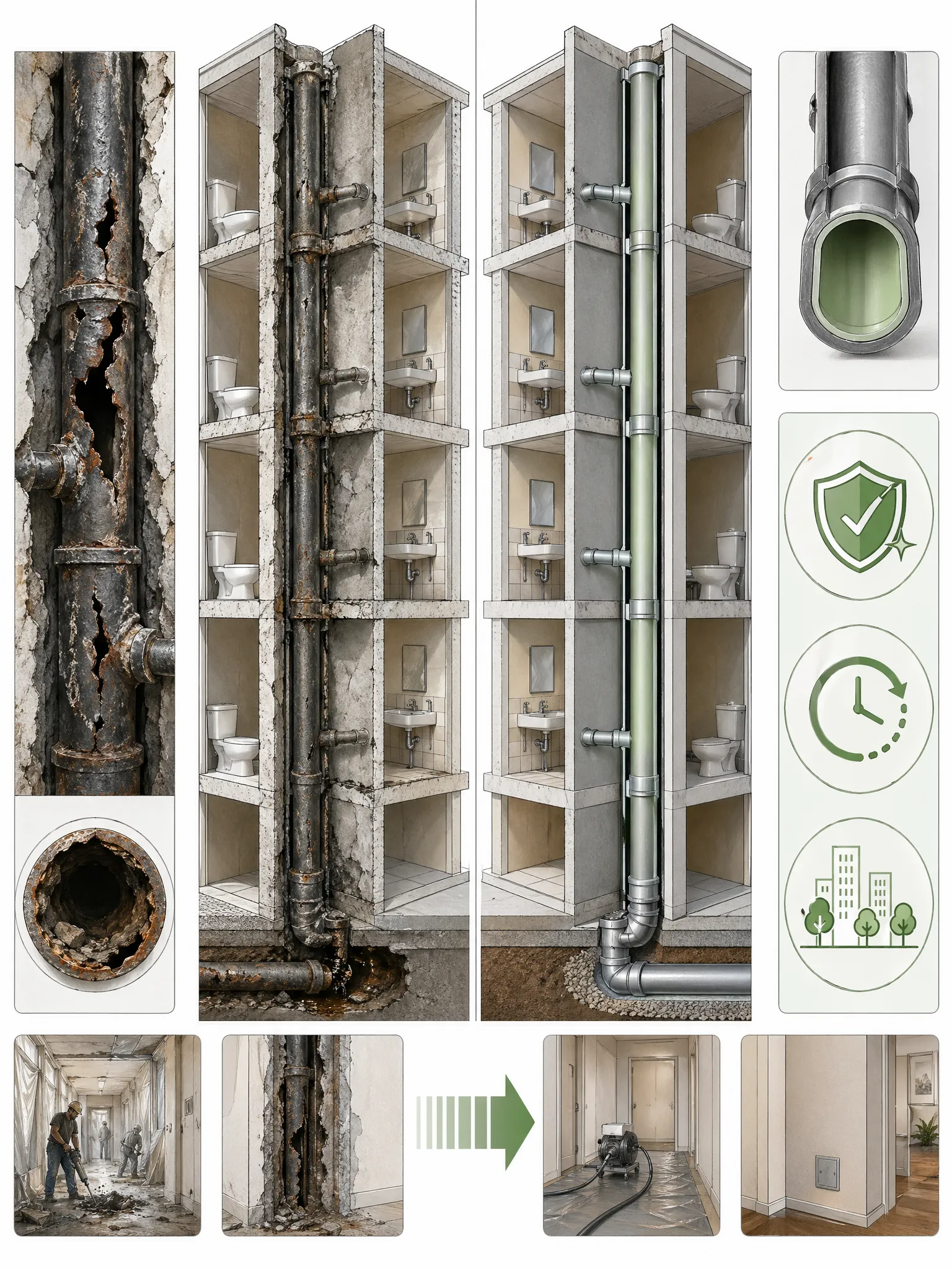 Pelican Underground LLC shows how relining pipes improves durability, saves time, helps the environment, and looks new again.