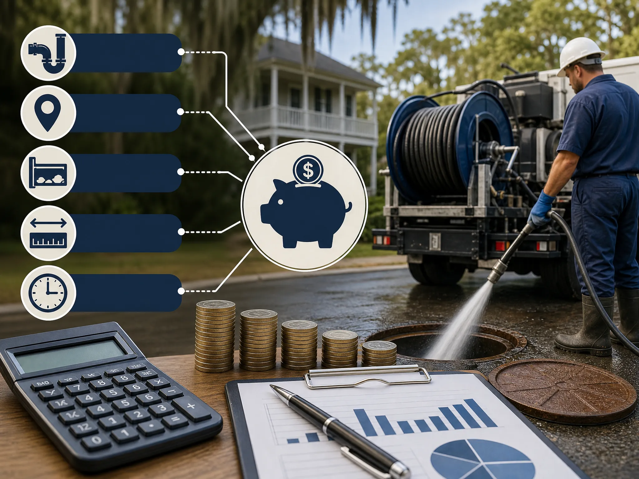 Pelican Underground Llc shows how their sewer cleaning saves money, time, and offers professional service with clear benefits.
