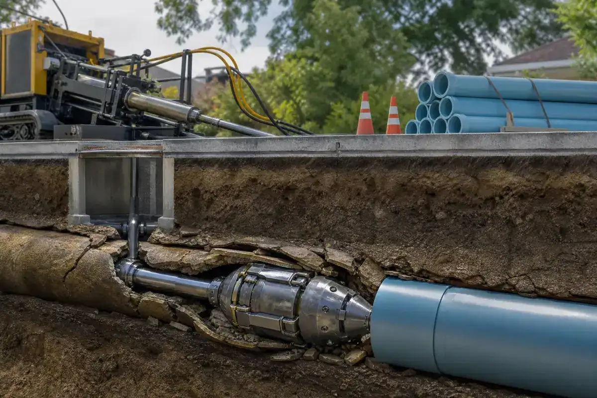 Pelican Underground LLC uses trenchless tech to install pipes underground without digging up the whole road.