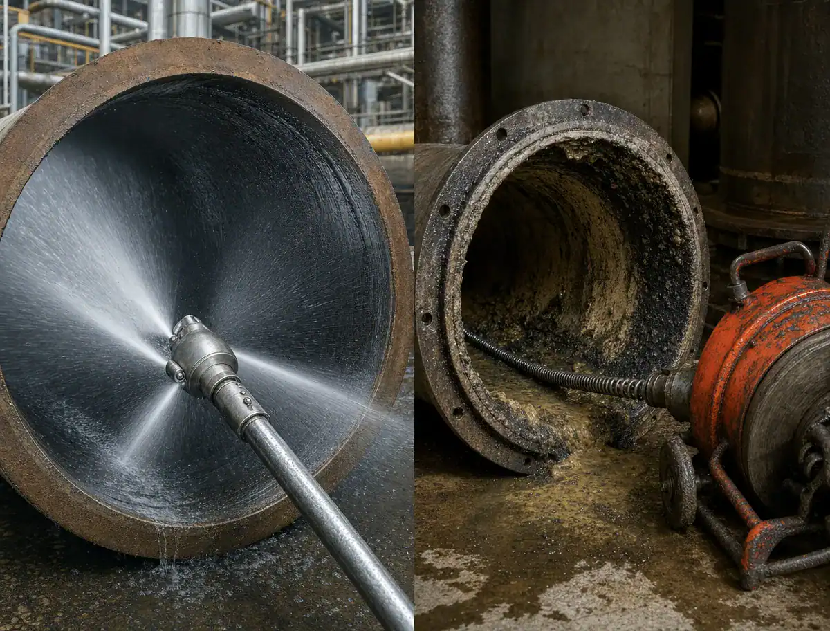 Pelican Underground LLC provides pipe cleaning using water jets or tools for both clean and dirty pipes.