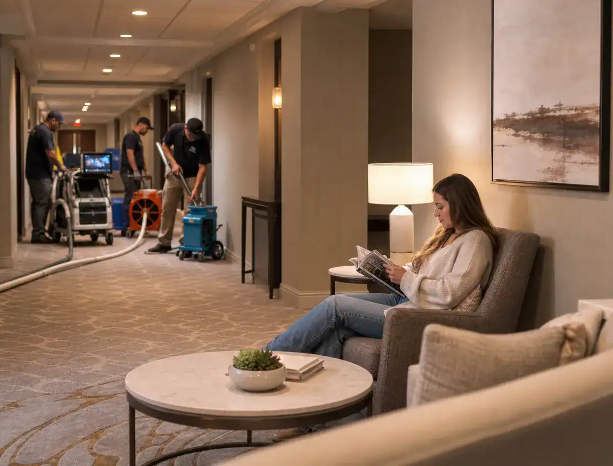 At Pelican Underground LLC, guests can relax even while staff keep things clean and the hotel stays welcoming.