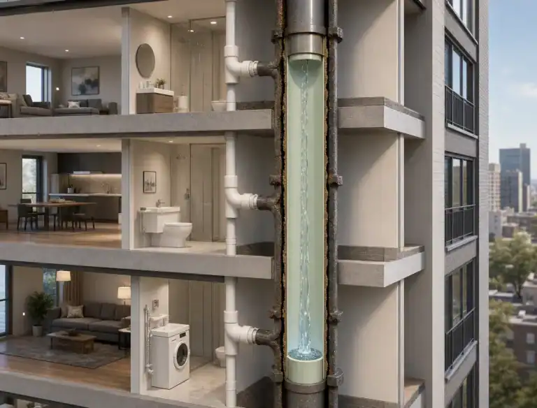 Pelican Underground LLC helps water flow easily through pipes in apartment buildings, connecting bathrooms and laundry rooms.